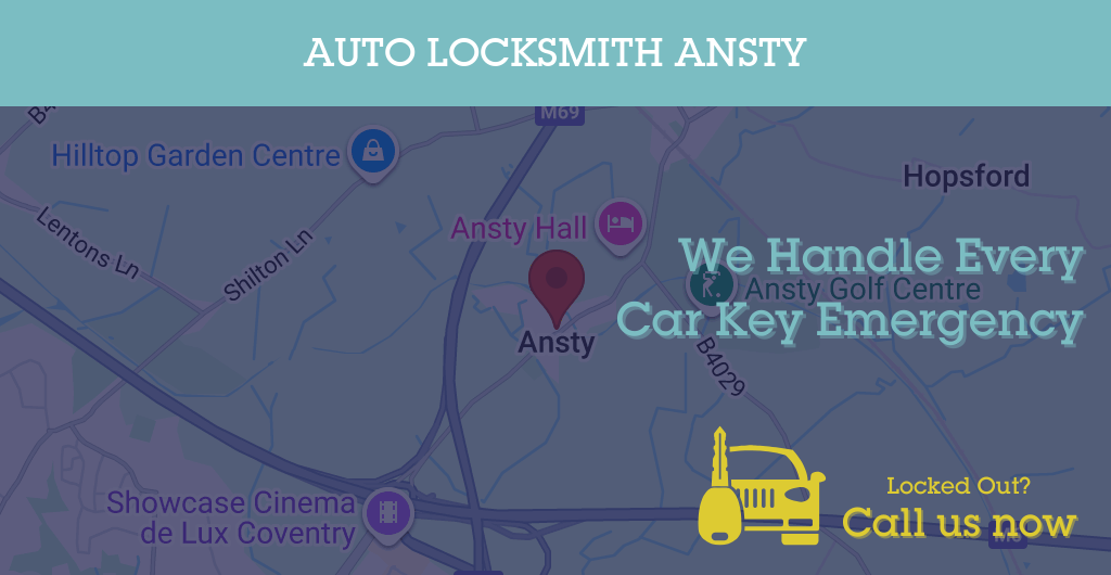 Auto Locksmith Services in Ansty - RH postcode