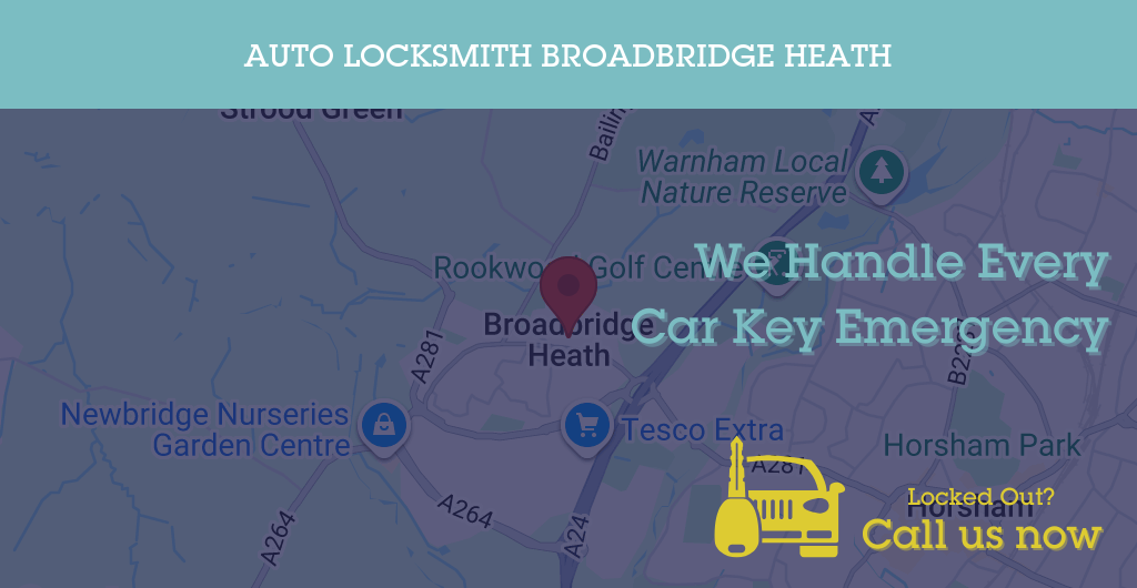Auto Locksmith Services in Broadbridge Heath - RH postcode