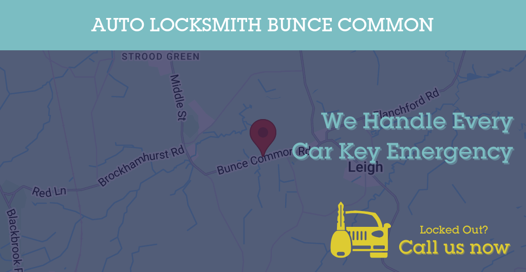 Auto Locksmith Services in Bunce Common - RH postcode