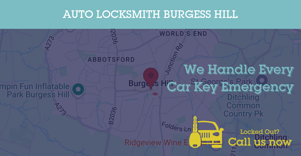 Auto Locksmith Services in Burgess Hill - RH postcode