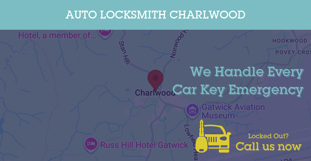 Auto Locksmith Services in Charlwood - RH postcode