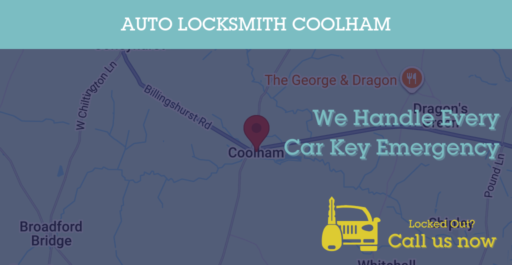 Auto Locksmith Services in Coolham - RH postcode