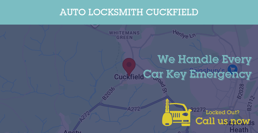 Auto Locksmith Services in Cuckfield - RH postcode