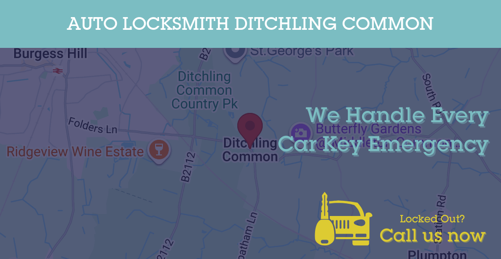 Auto Locksmith Services in Ditchling Common - RH postcode