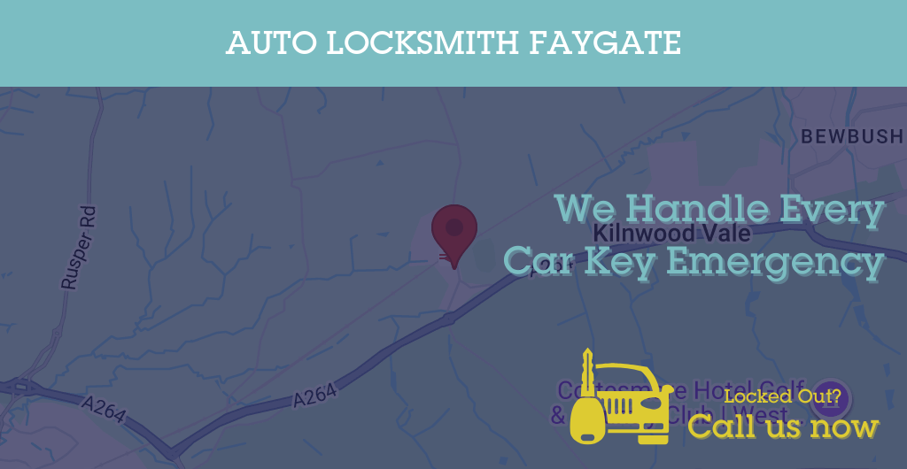 Auto Locksmith Services in Faygate - RH postcode