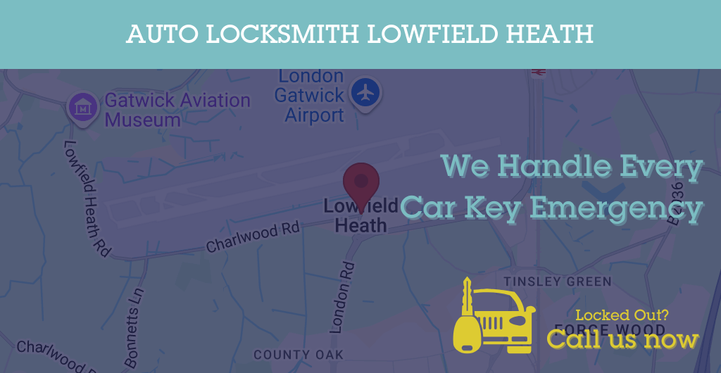 Auto Locksmith Services in Lowfield Heath - RH postcode