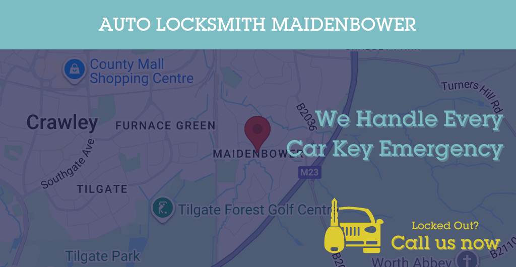 Auto Locksmith Services in Maidenbower - RH postcode
