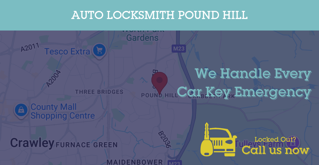 Auto Locksmith Services in Pound Hill - RH postcode