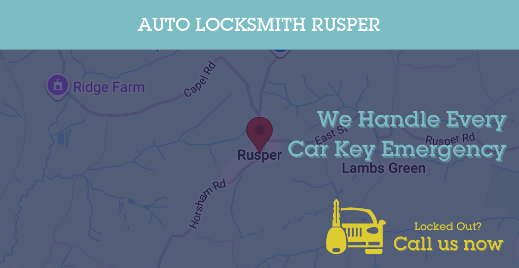 Auto Locksmith Services in Rusper - RH postcode