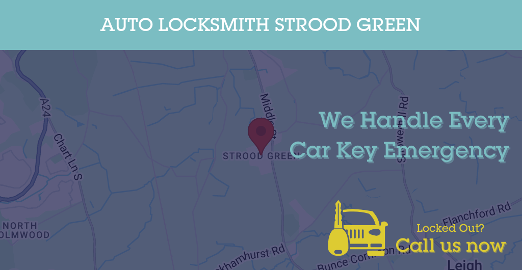 Auto Locksmith Services in Strood Green - RH postcode