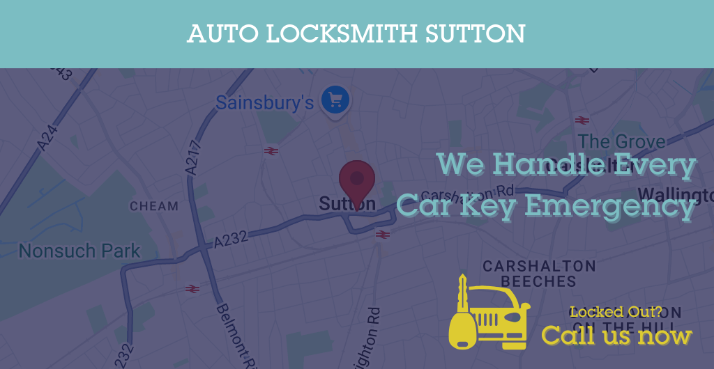Auto Locksmith Services in Sutton - RH postcode