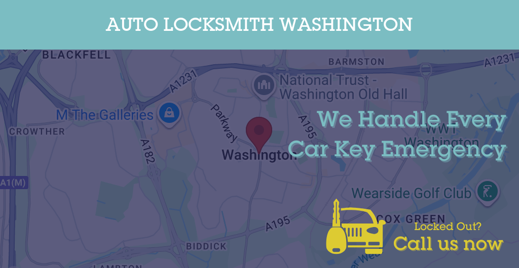 Auto Locksmith Services in Washington - RH postcode